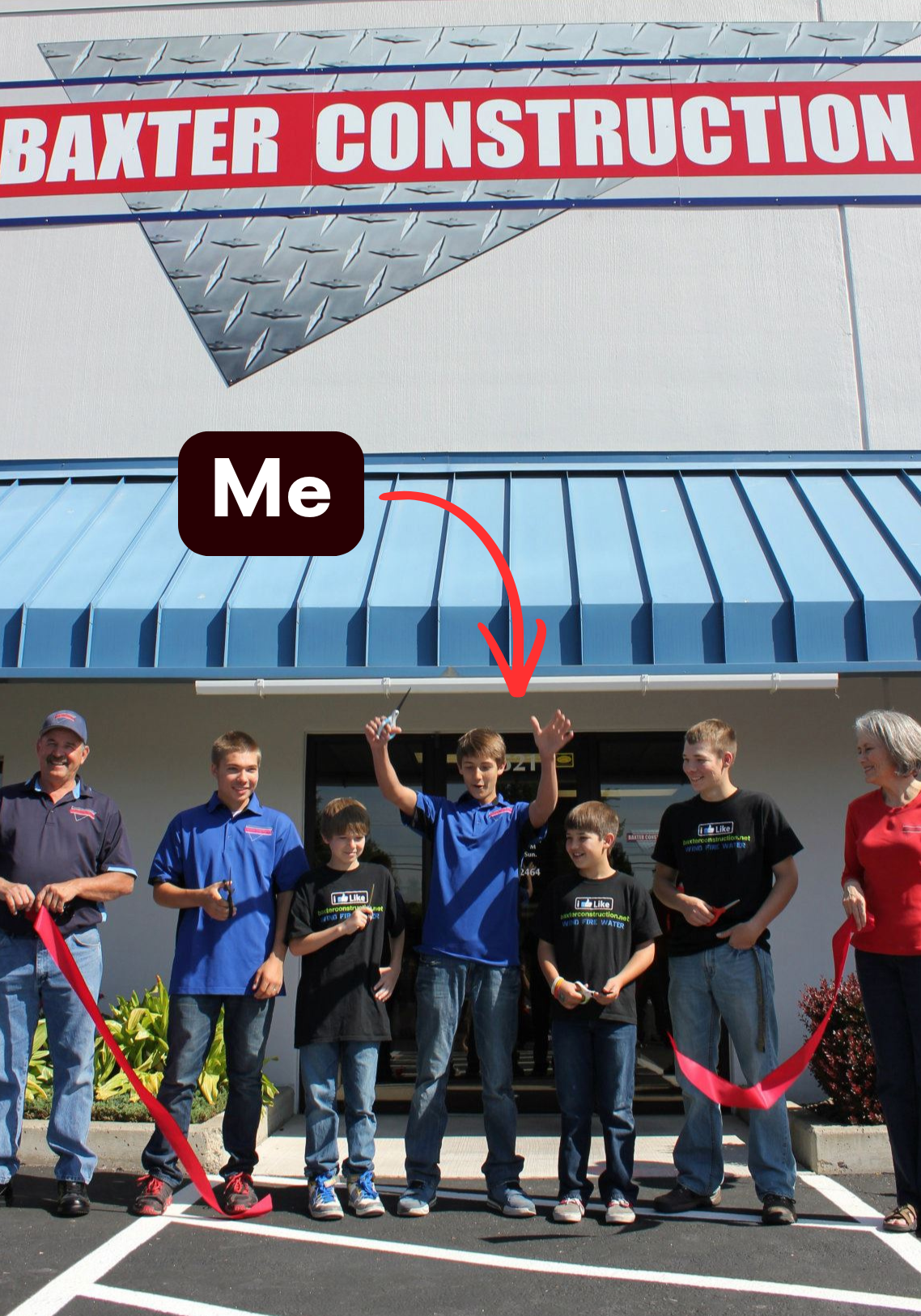 June 2012 - Baxter Construction new facility grand opening ribbon cutting!